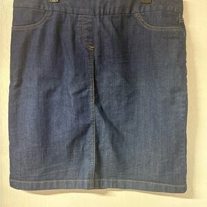 Westbound Indigo Denim Pencil Skirt